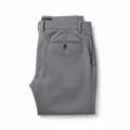 Classic Grey Pants flat lay on white background
